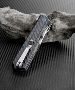 Buy 🤩 Artisan Cutlery Artisan Littoral ATZ1703PCF, 3.54 in. S35VN Plain Blade, Carbon Fiber Handle 🌟 -Automatic Knives shop atz1703pcf 2 86804.1566586097