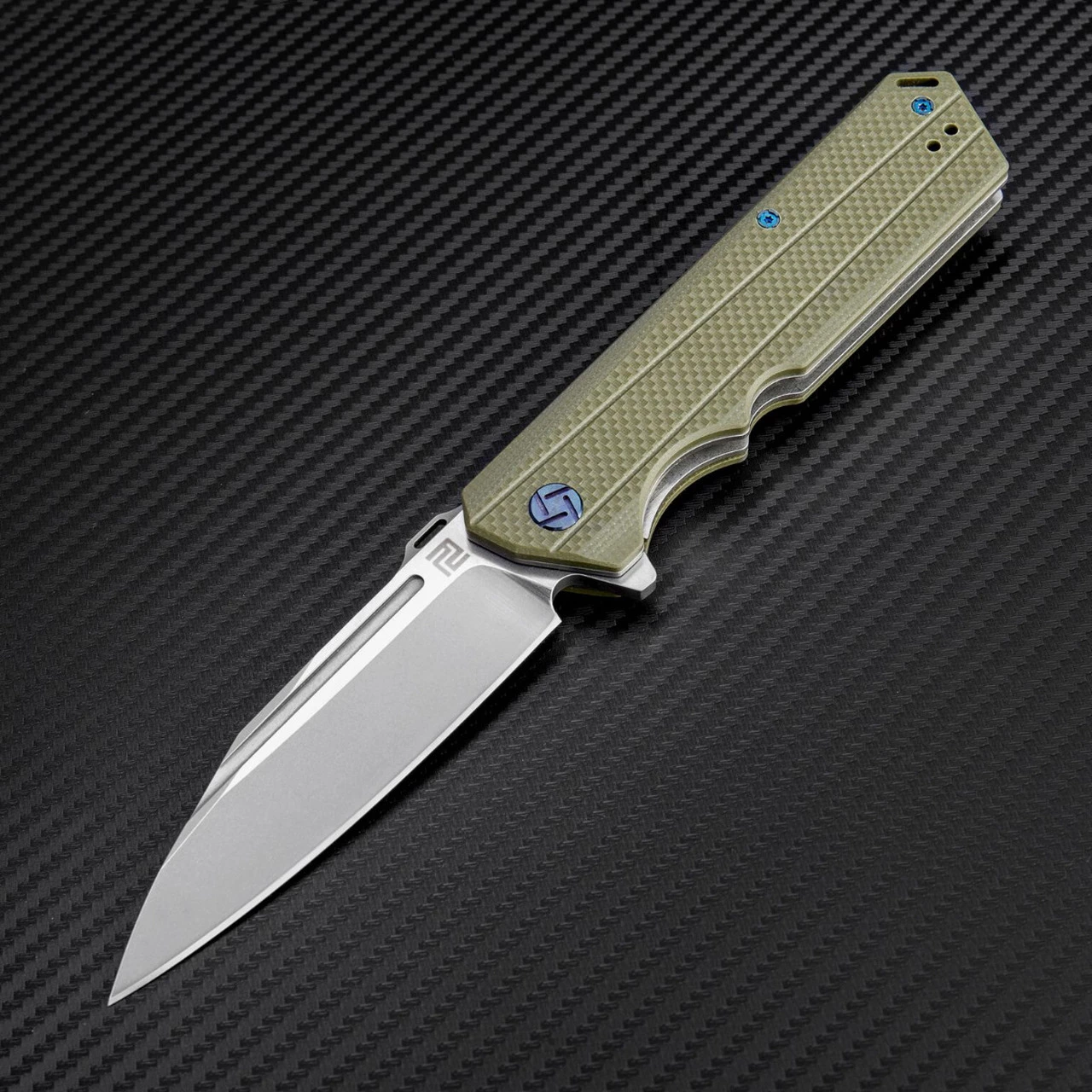 Promo 👍 Artisan Cutlery Artisan Littoral ATZ1703PGN , 3.54 in. D2 Plain Blade, Green G10 Handle 🔥 2 Promo 👍 Artisan Cutlery Artisan Littoral ATZ1703PGN , 3.54 in. D2 Plain Blade, Green G10 Handle 🔥 - Image 2