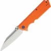 Buy 🔔 Artisan Cutlery Artisan Littoral ATZ1703POE , 3.54 in. D2 Plain Blade, Orange G10 Handle 🛒
