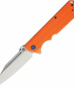 Buy 🔔 Artisan Cutlery Artisan Littoral ATZ1703POE , 3.54 in. D2 Plain Blade, Orange G10 Handle 🛒