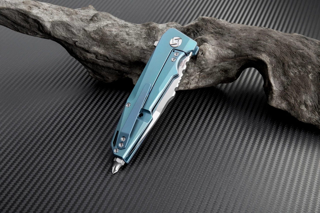 Discount 🌟 Artisan Cutlery Artisan Predator ATZ1706GGN, 3.74" S35VN, Green TC4 Titanium Handle ✔️ 3 Discount 🌟 Artisan Cutlery Artisan Predator ATZ1706GGN, 3.74" S35VN, Green TC4 Titanium Handle ✔️ - Image 3