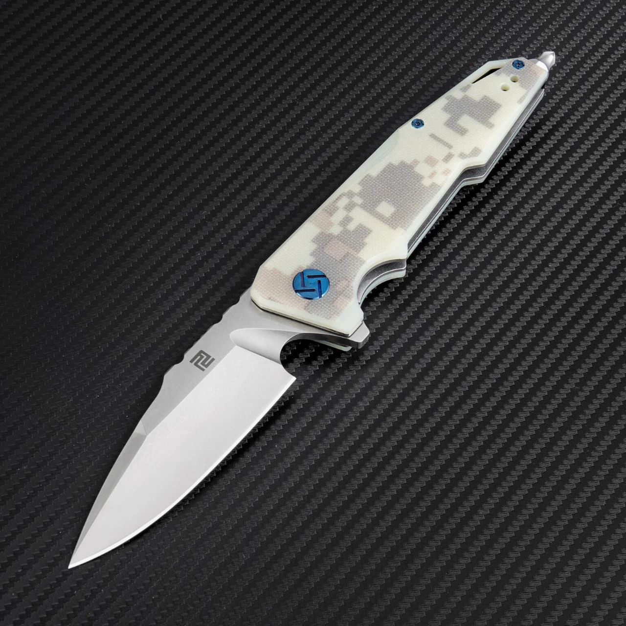 Promo ⌛ Artisan Cutlery Artisan Predator ATZ1706PCG, 3.74" D2 Steel, Camo G-10 Handle 👍 2 Promo ⌛ Artisan Cutlery Artisan Predator ATZ1706PCG, 3.74" D2 Steel, Camo G-10 Handle 👍 - Image 2