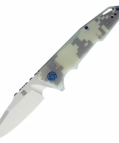 Promo ⌛ Artisan Cutlery Artisan Predator ATZ1706PCG, 3.74" D2 Steel, Camo G-10 Handle 👍