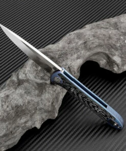 Hot Sale 🔥 Artisan Cutlery Artisan ATZ1707GSBU Small Shark, 3.15" S35VN Plain Blade, Blue Titanium TC4 Handle ✔️ -Automatic Knives shop atz1707gsbu 1 57791.1566586006