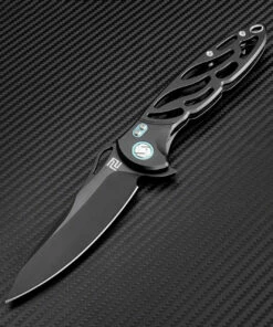 Deals 🛒 Artisan Cutlery Artisan Dragonfly ATZ1801GBKM, 3.94" M390 Black Plain Blade, Black TC4 Titanium Handle 😍 -Automatic Knives shop atz1801gbkm 41389.1566586045