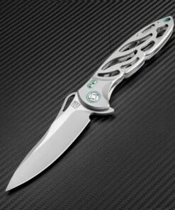 Buy 🤩 Artisan Cutlery Artisan Dragonfly ATZ1801GGYS, 3.94" S35VN Plain Blade, Gray TC4 Titanium Handle 💯 -Automatic Knives shop atz1801ggy 28869.1566586034