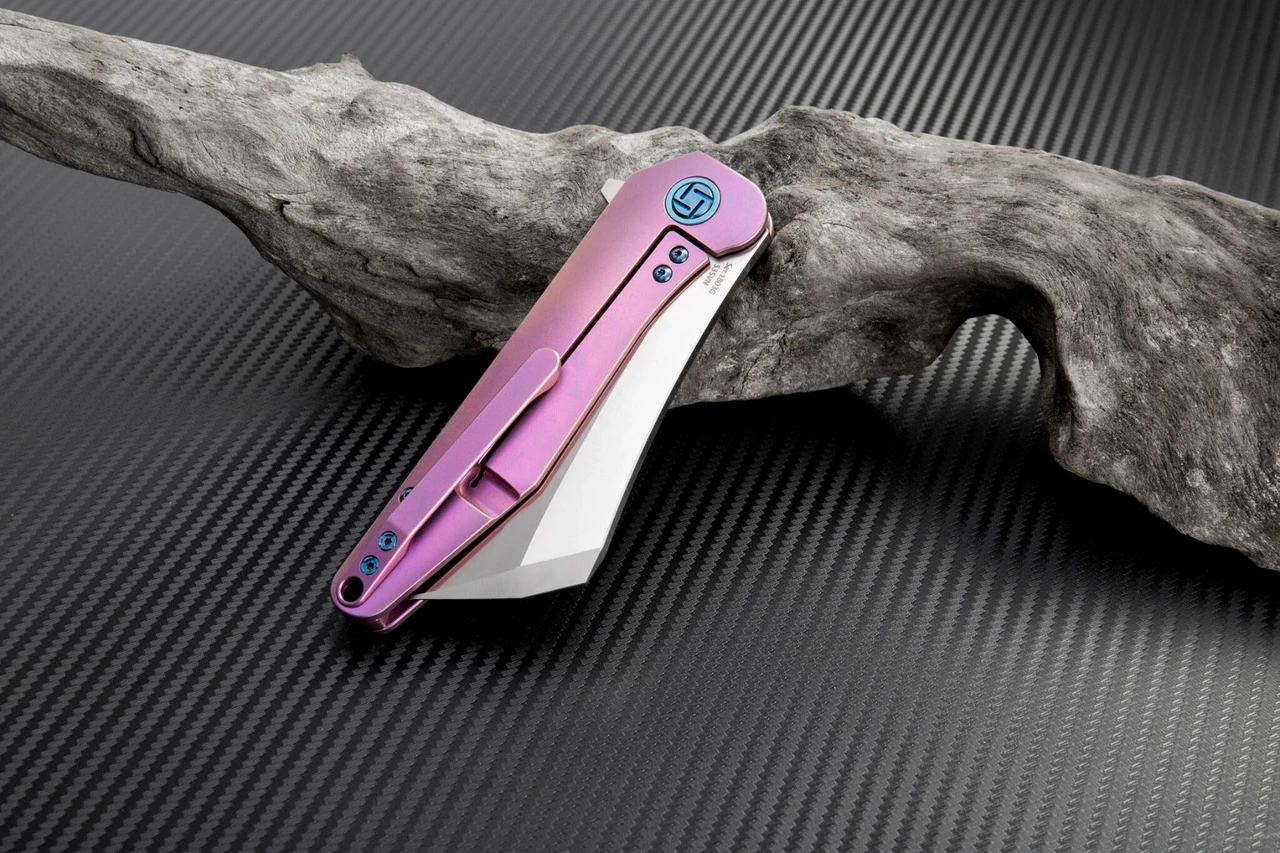 Brand new 💯 Artisan Cutlery Artisan Osprey ATZ1803GREM, 3.74" M390 Plain Blade, Rose TC4 Titanium Handle ⭐ 3 Brand new 💯 Artisan Cutlery Artisan Osprey ATZ1803GREM, 3.74" M390 Plain Blade, Rose TC4 Titanium Handle ⭐ - Image 3