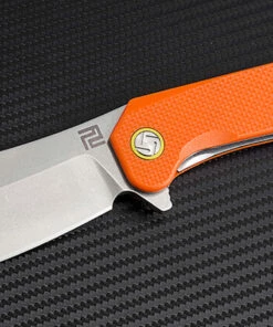 Best Sale 💯 Artisan Cutlery Artisan Osprey ATZ1803POEF, 3.94" D2 Plain Blade, Orange (Flat) G-10 Handle 🔥