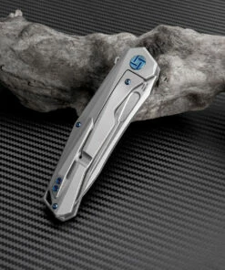 Flash Sale 🔥 Artisan Cutlery Artisan Zumwalt ATZ1808GGYS, 3.78" S35VN Plain Blade, Gray Titanium Handle 🎉 -Automatic Knives shop atz1808ggy 2 1 71791.1566585983