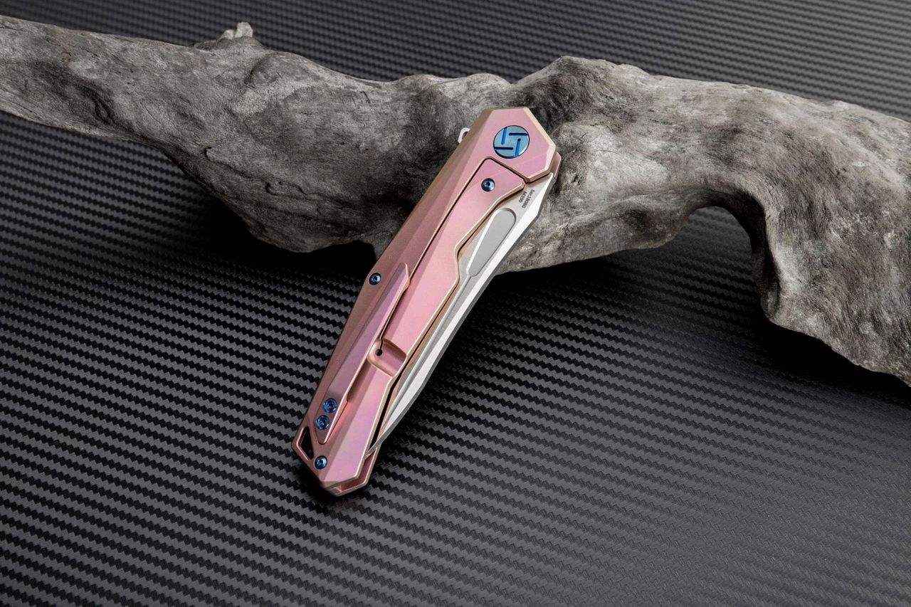 Best Sale 🔔 Artisan Cutlery Artisan Zumwalt ATZ1808GRES, 3.78" S35VN Plain Blade, Rose Titanium Handle 😍 3 Best Sale 🔔 Artisan Cutlery Artisan Zumwalt ATZ1808GRES, 3.78" S35VN Plain Blade, Rose Titanium Handle 😍 - Image 3