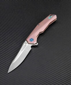Best Sale 🔔 Artisan Cutlery Artisan Zumwalt ATZ1808GRES, 3.78" S35VN Plain Blade, Rose Titanium Handle 😍