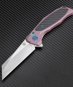 Coupon ✔️ Artisan Cutlery Artisan Falcon ATZ1809GRES, 3.62" S35VN Plain Blade, Rose Carbon Fiber/Titanium Handle 🔥 -Automatic Knives shop atz1809grem 45183.1566586111