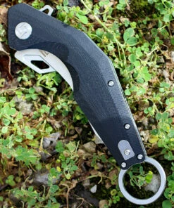 Discount 😍 Artisan Cutlery Artisan Cobra ATZ1811PBKC, 3" D2 Plain Blade, Curved Black G-10 Handle ✨ -Automatic Knives shop atz1811pbkc 1 43245.1566586053