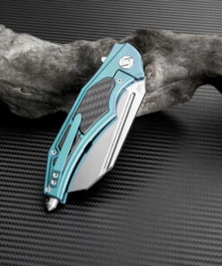 Coupon 👍 Artisan Cutlery Artisan Apache ATZ1813GGNM, 3.82" M390 Plain Blade, Green Titanium/Carbon Fiber Handle 🧨 -Automatic Knives shop atz1813ggns 2 1 23996.1566586057