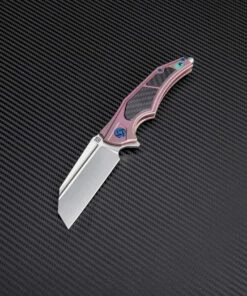 Best deal ⌛ Artisan Cutlery Artisan Apache ATZ1813GREM, 3.82" M390 Plain Blade, Rose Titanium/Carbon Fiber Handle 💯