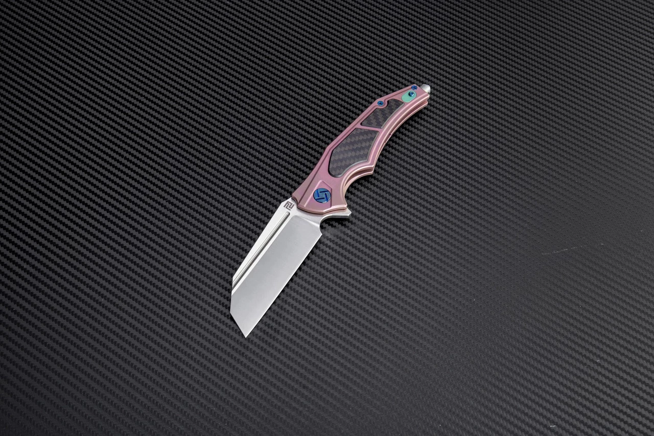 Best deal ⌛ Artisan Cutlery Artisan Apache ATZ1813GREM, 3.82" M390 Plain Blade, Rose Titanium/Carbon Fiber Handle 💯 1 Best deal ⌛ Artisan Cutlery Artisan Apache ATZ1813GREM, 3.82" M390 Plain Blade, Rose Titanium/Carbon Fiber Handle 💯