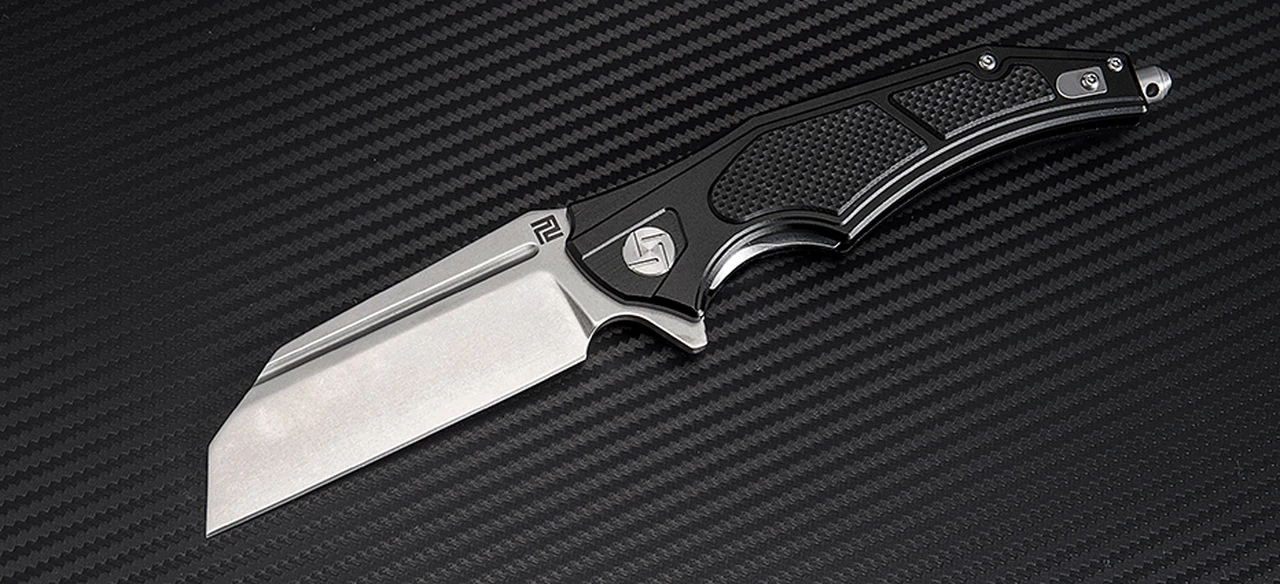 Promo 😀 Artisan Cutlery Artisan Apache ATZ1813PBBK, 3.7" D2 Plain Blade, Black Aluminum/G-10 Handle ✔️ 1 Promo 😀 Artisan Cutlery Artisan Apache ATZ1813PBBK, 3.7" D2 Plain Blade, Black Aluminum/G-10 Handle ✔️