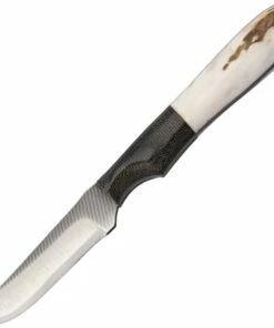 Budget 👍 Anza Knives F1-E Fixed Blade Knife, 2 1/4 in High Carbon Steel, Elk/Micarta Handle 💯