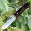 Hot Sale 🔔 Bark River Knives Bark River 02116MBU Classic Drop Point Hunter, 3.7" A-2 Steel, Burgundy Canvas Micarta ✨