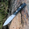 Best Sale 🛒 Bark River Knives Bark River 03123MBC Canadian Special, 4" CPM-3V Plain Blade,Black Canvas Micarta Handle 🌟