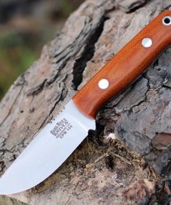 Best deal 🧨 Bark River Knives Bark River Bravo Micro, 2.25 in. CPM-154 Plain Blade, Brown Canvas Micarta ⭐
