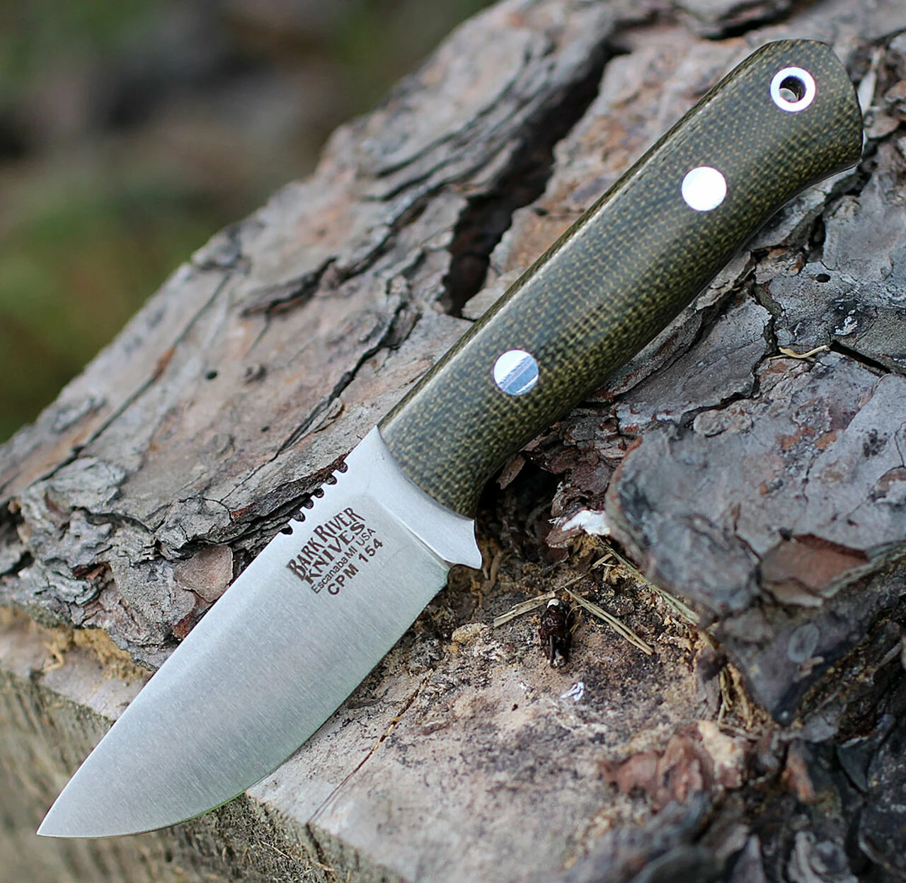Deals 🌟 Bark River Knives Bark River Bravo Micro, 2.25 in. 154cm Plain Blade, Green Canvas Micarta 🤩 1 Deals 🌟 Bark River Knives Bark River Bravo Micro, 2.25 in. 154cm Plain Blade, Green Canvas Micarta 🤩