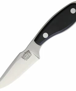 Buy 😍 Bark River Knives Bark River 07071MBC Harpoon Necker, 3.1" CPM-20CV Plain Blade, Black Canvas Micarta Handle 🎁