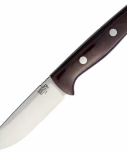 Best reviews of 🛒 Bark River Knives Bark River 07112MBUC Bravo I, 4.25" A-2 Plain Blade, Burgundy Canvas Micarta Handle 🔔