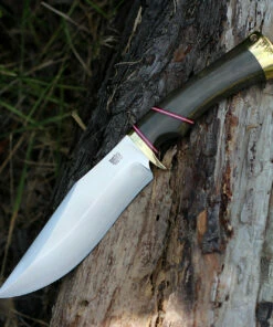 Top 10 🎉 Bark River Knives Bark River Marauder I Bowie 16151MBL, 6.38" CPM 154 Polish Blade, Black Canvas Micarta Handle ✨ -Automatic Knives shop ba16151mgc 50693.1566586103