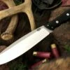 Buy 🎉 Bark River Knives Bark River 3325MBC Canadian Camp II, 8" A-2 Plain Blade, Black Canvas Micarta Handle 👍