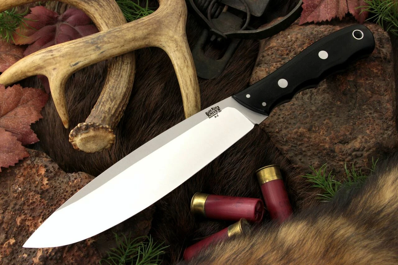 Buy 🎉 Bark River Knives Bark River 3325MBC Canadian Camp II, 8" A-2 Plain Blade, Black Canvas Micarta Handle 👍 1 Buy 🎉 Bark River Knives Bark River 3325MBC Canadian Camp II, 8" A-2 Plain Blade, Black Canvas Micarta Handle 👍