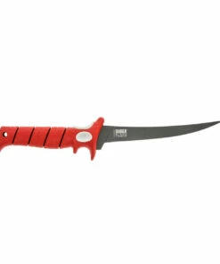 Best reviews of 🎉 Bubba Blade Bubba Tapered Flex Fillet Knife 17F, 7" Titanium Nitride Coated Blade, Red TPR Handle, Black Nylon Sheath 😀
