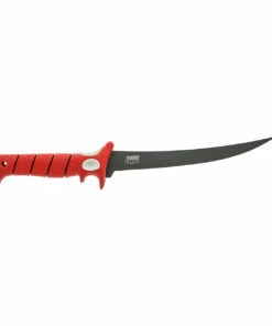 Budget ⭐ Bubba Blade Bubba Tapered Flex 19TF, 9" Titanium Nitride Coated Blade, Red TPR Handle, Black Nylon Sheath 🛒