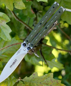 Coupon 🛒 Bradley Cutlery Bradley Kimura BCC901, 3.6" 154CM Spear Point Blade, OD Green G-10 Handles 😀