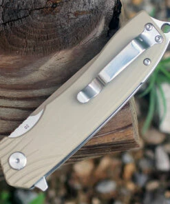 Top 10 👍 Bestech G01C Lion, 3.5" D2 Plain Blade, Beige G-10 Handle 🤩 -Automatic Knives shop bg01c.2 66468.1566585966