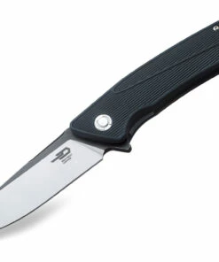 Buy ⌛ Bestech BTKG09A1 Spike, 3.50" Sandvick 12C27 Black/Satin Plain Blade, Black GRN Handle ❤️