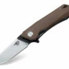 Top 10 🛒 Bestech BTKG10C1 Thron, 3.0" Sandvick 12C27 Black/Satin Plain Blade, Beige G-10 Handle 🤩