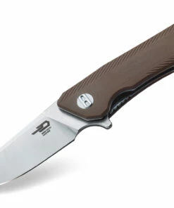 Discount 🧨 Bestech BTKG10C2 Thron, 3.0" Sandvick 12C27 Stonewash Plain Blade, Beige G-10 Handle 🧨