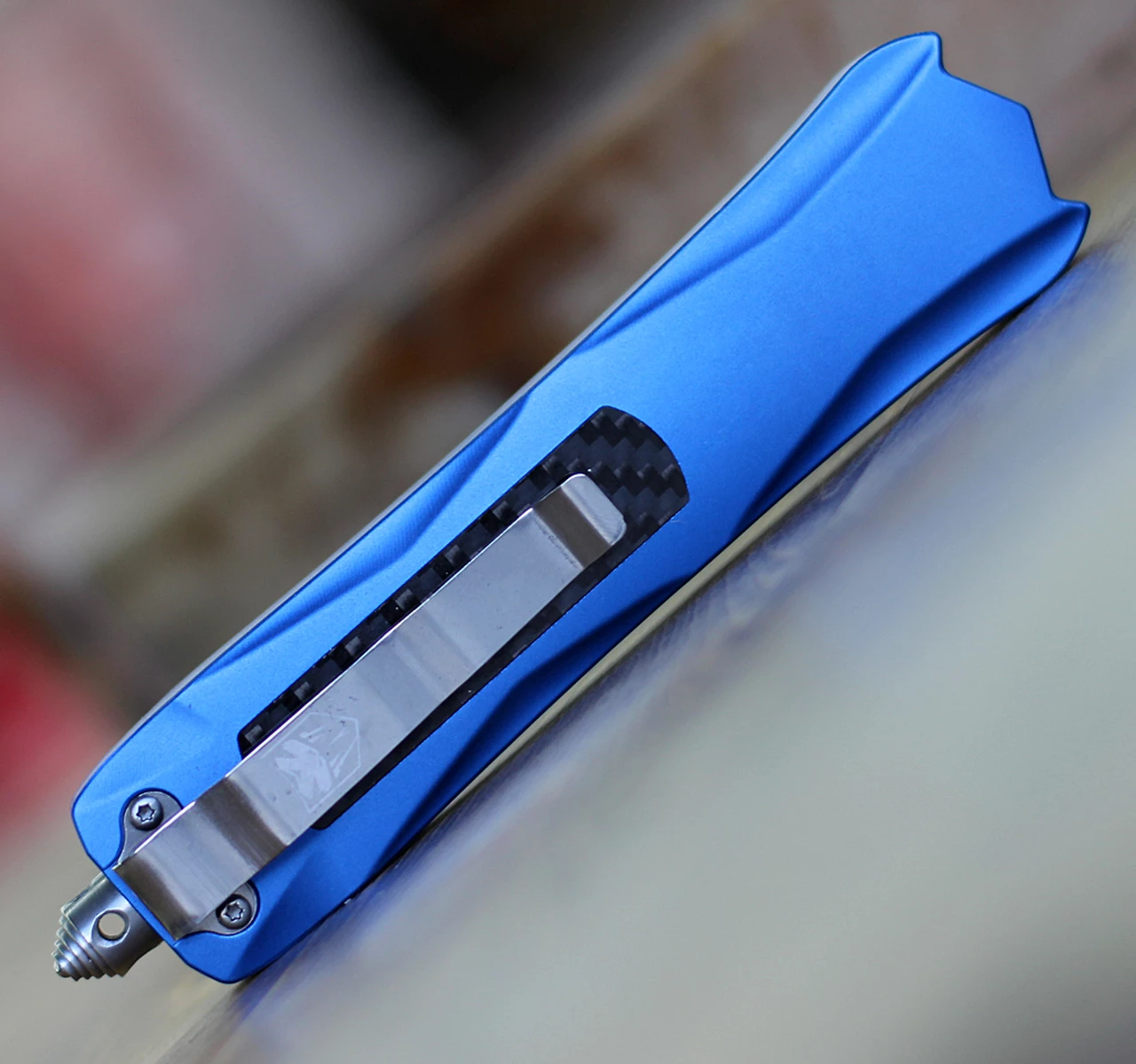 New 👍 CobraTec Knives BLUKCDS Blue King Cobra, 4" D2 Steel Drop Point Serrated Blade, Anodized Aviation Aluminum Handle ✔️ 3 New 👍 CobraTec Knives BLUKCDS Blue King Cobra, 4" D2 Steel Drop Point Serrated Blade, Anodized Aviation Aluminum Handle ✔️ - Image 3