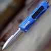 Hot Sale 🔔 CobraTec Knives BLUKCDAG2SS Blue King Cobra, 4" D2 Steel Dagger Serrated Blade, Anodized Aviation Aluminum Handle 🧨
