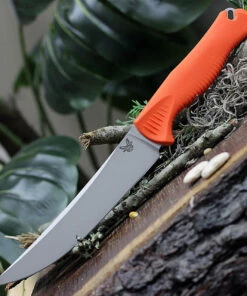 Best reviews of 🤩 Benchmade Knives Benchmade 15500 Meatcrafter, 6.09" CPM-154 Plain Blade, Orange Santoprene Handle ✨