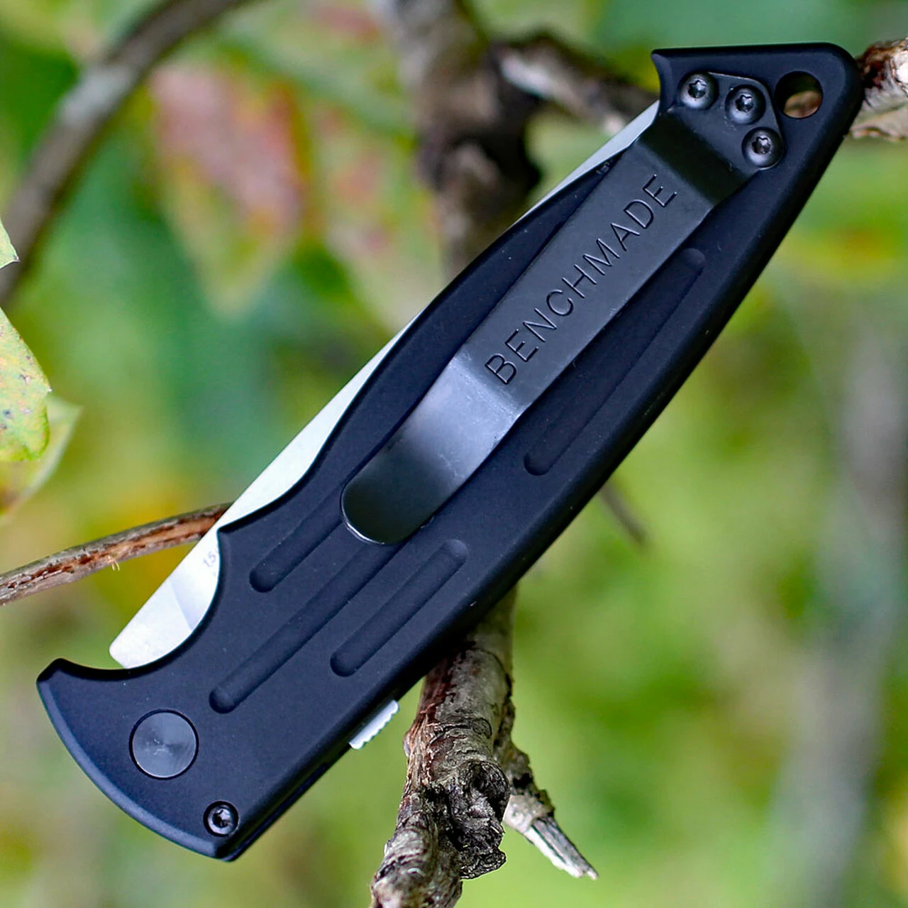 Budget 🔥 Benchmade Knives Benchmade Mini Reflex II Automatic Folder 2551, 3.17 in. 154CM Blade, Aluminum Handles Plain Edge 🎉 4 Budget 🔥 Benchmade Knives Benchmade Mini Reflex II Automatic Folder 2551, 3.17 in. 154CM Blade, Aluminum Handles Plain Edge 🎉 - Image 4