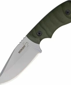 Cheapest 🌟 Boker Plus 02BO060 Ridgeback, 3.4" 440C PLAIN Blade, OD Green G-10 Handle 🛒