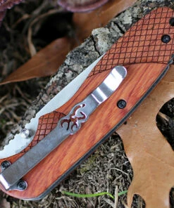 Budget ❤️ Browning Knives Browning Rosewood Linerlock, 3" Stainless Plain Blade, Rosewood Handle 👏 -Automatic Knives shop br176.2 74019.1566585959