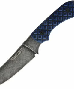 Wholesale 🎉 Bradford Guardian3 3D, 3.50" N690 Sheepsfoot Nimbus Blade, Black/Blue Sculpted G-10 Handle 🌟