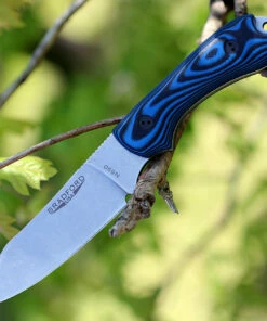 Brand new 👍 Bradford Guardian3 3D, 3.625" N690 Sheepfoot Blade, Black/Blue G-10 Handle 🌟
