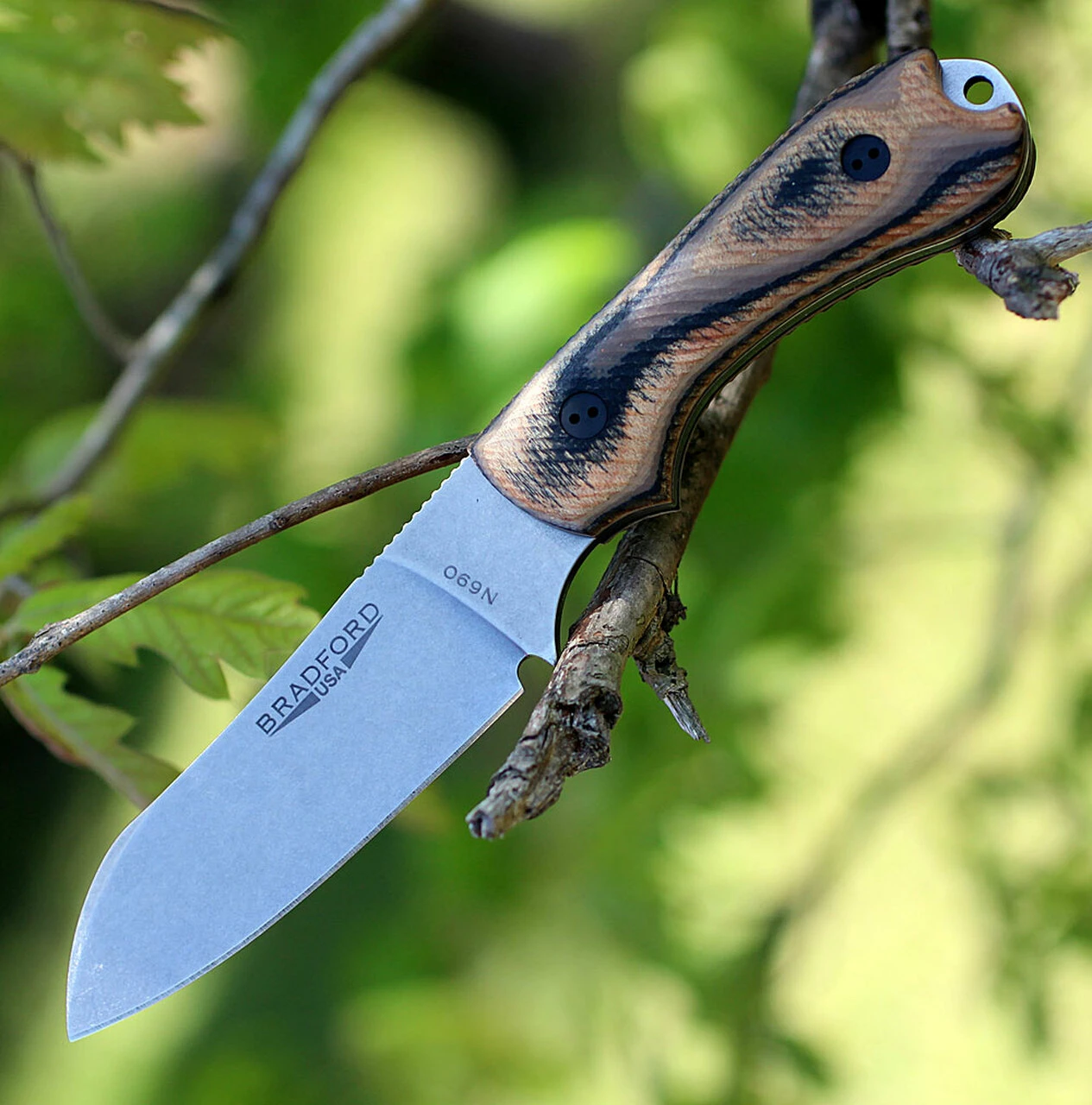 Budget 🎉 Bradford Guardian3 3D, 3.625" N690 Sheepfoot Blade, G-Wood Handle 😀 1 Budget 🎉 Bradford Guardian3 3D, 3.625" N690 Sheepfoot Blade, G-Wood Handle 😀