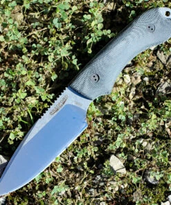 Cheap 🎁 Bradford Guardian4 3D, 4.625" N690 Plain Blade, Black Micarta Handle 🧨