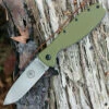 New 💯 BRK Zancudo BRKR2OD, 2.94", Stonewash D2 Steel, Drop Point, OD Green Nylon handles, Design by Esee Knives, 💯