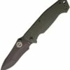 New 🛒 Burnside Knives Burnside Cabrillo, 4" Black AUS-8 Plain Blade, Green G-10 Handle 🔔